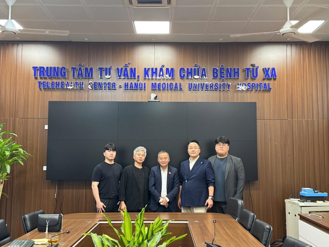 하노이의대병원 원격의료센터 방문