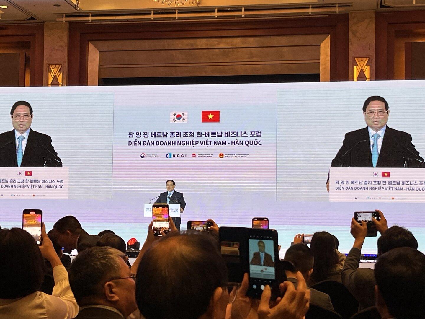팜밍찡 베트남 총리 초청 한-베트남 비즈니스 포럼 참가